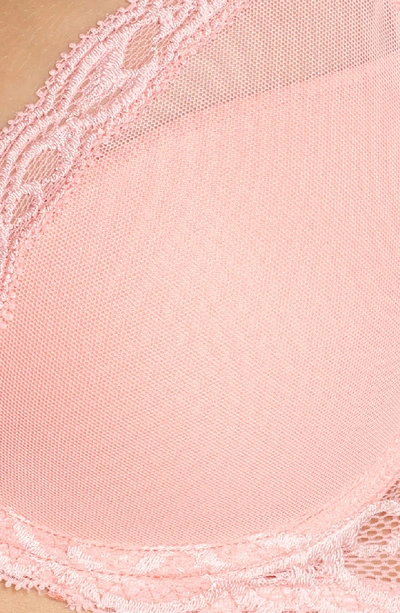 Shop Natori Feathers Underwire Contour Bra In Pink Lemonade