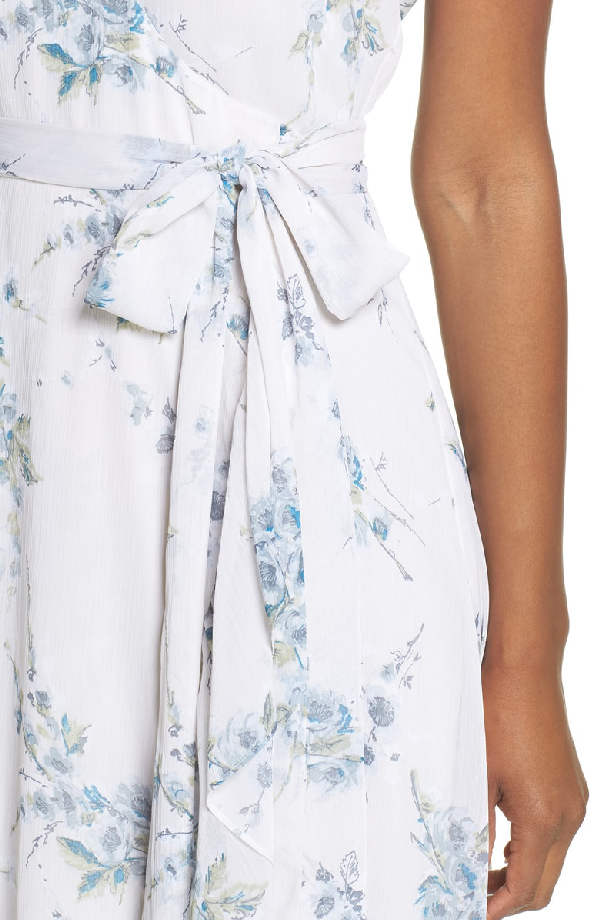 the natasha floral wrap maxi dress wayf