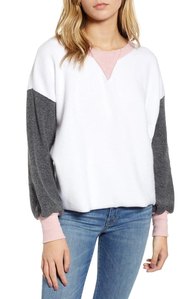 Shop Wildfox True Love Sweatshirt In Clean White Multi