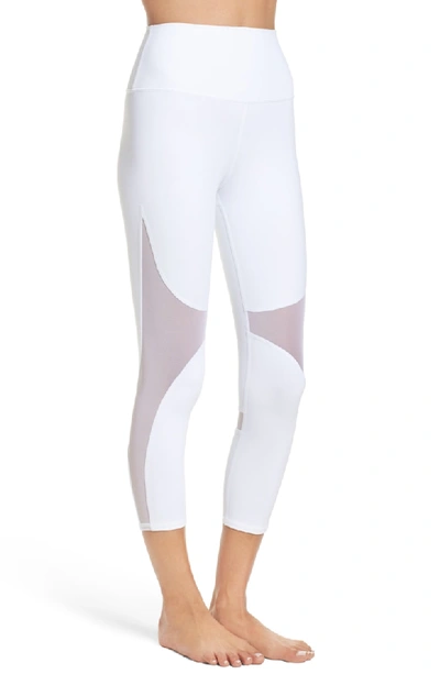 Shop Alo Yoga Coast Capris In White