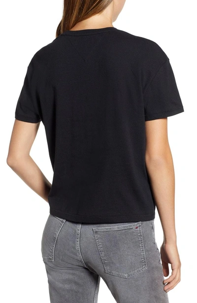 Shop Tommy Jeans Tommy Bold Logo Tee In Tommy Black