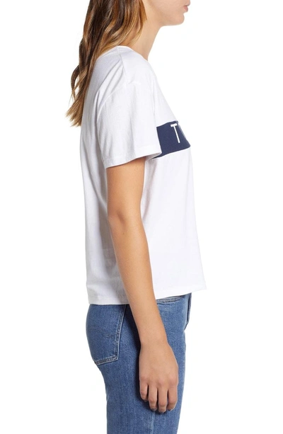 Shop Tommy Jeans Tommy Bold Logo Tee In Bright White