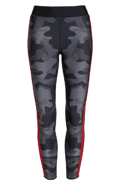 Shop Ultracor Ultra Camo Collegiate Leggings In Nero Rouge