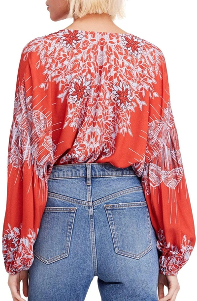 Shop Free People Birds Of A Feather Top In Red