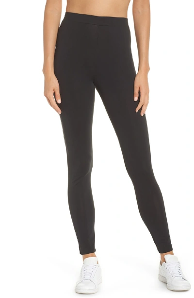 Shop Adidas Originals Trefoil Tights In Black