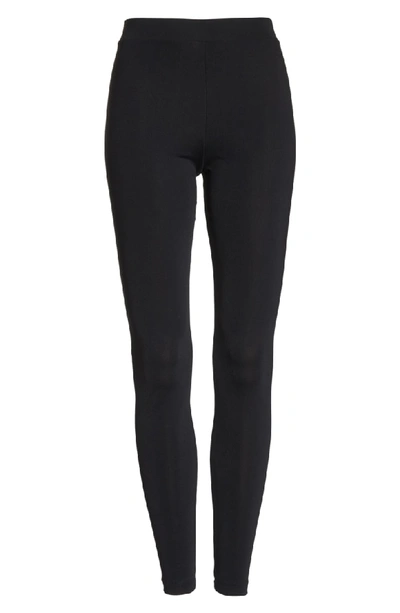 Shop Adidas Originals Trefoil Tights In Black