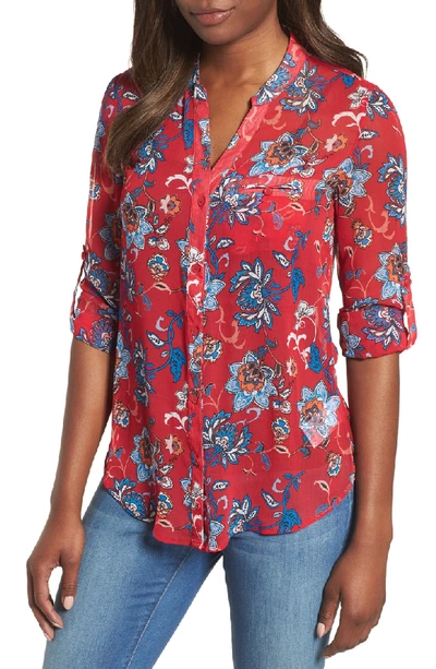 Shop Kut From The Kloth Jasmine Top In Red 2