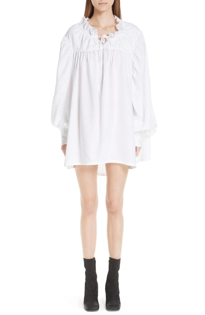 Shop Marques' Almeida Gathered Yoke Shirt In White