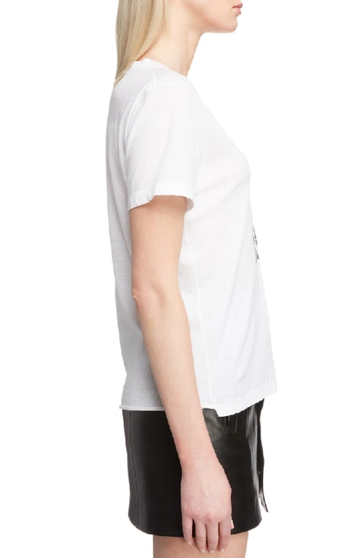 Shop Saint Laurent 1971 Graphic Tee In Natural/ Nior