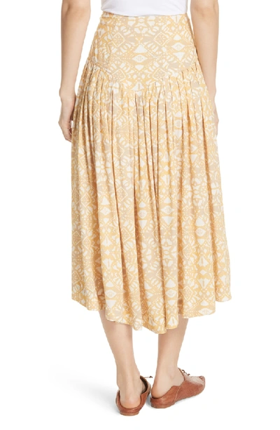 Shop Free People Lovers Dream Midi Skirt In White