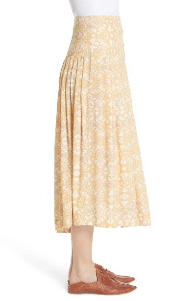 Shop Free People Lovers Dream Midi Skirt In White