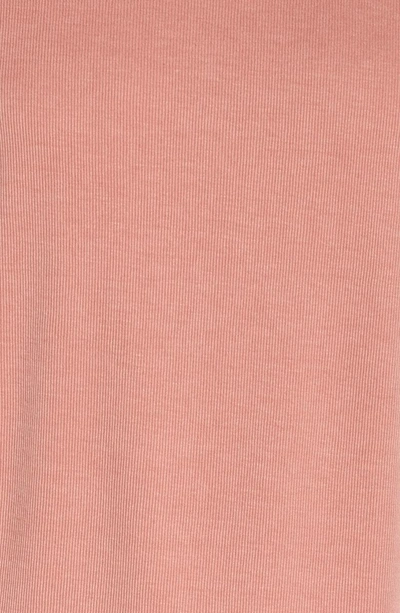 Shop Honeydew Intimates Ribbed Lounge Tee In Stone Rose