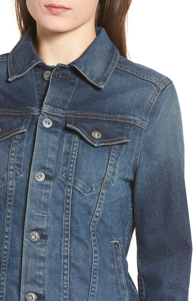 Shop Ag 'mya' Denim Jacket In Ephemeral