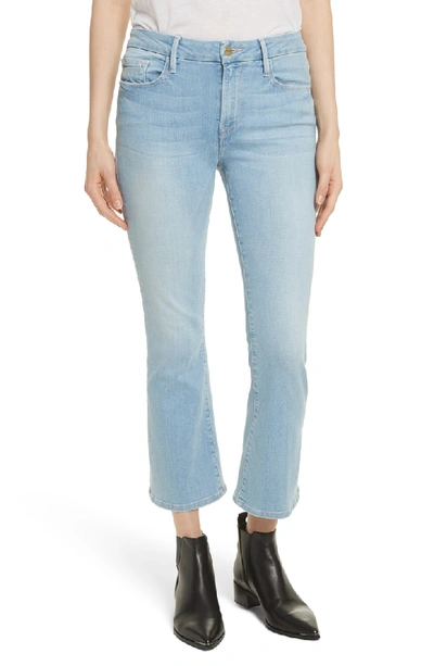 Shop Frame Le Crop Mini Boot Jeans In Kitwood