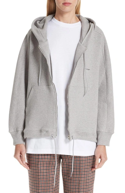 Shop Balenciaga Cocoon Hoodie In Heather Grey