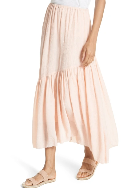 Shop Joie Hiwalani Bias Maxi Skirt In Summer Pink