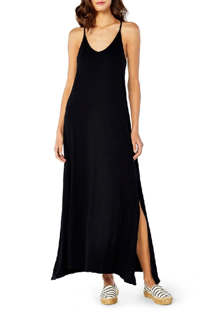 Shop Michael Stars Knit Maxi Dress In Black