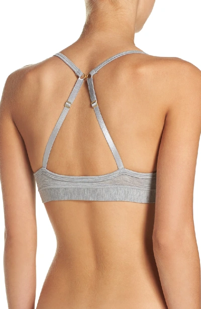 Shop Naked Stretch Modal Bralette In Grey Heather