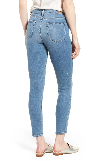 Shop Paige Hoxton Distressed Ankle Jeans In Soto