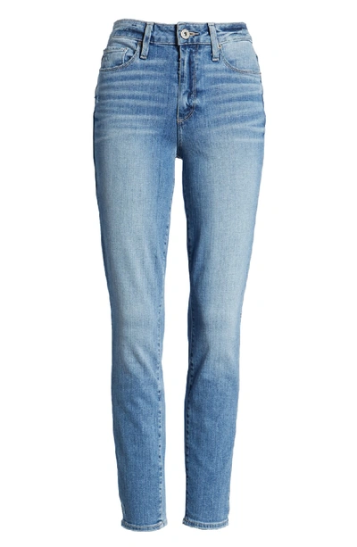 Shop Paige Hoxton Distressed Ankle Jeans In Soto