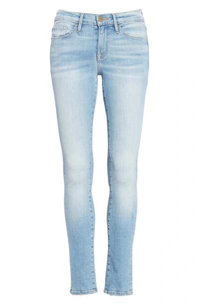 Shop Frame Le Skinny De Jeanne Jeans In Mills