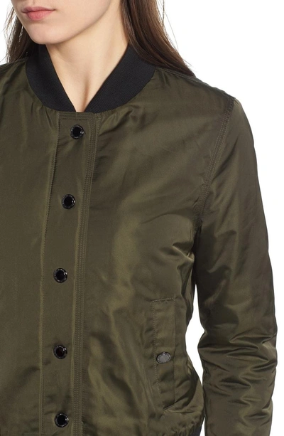 Shop Hudson Bomber Jacket In Green Army