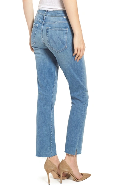 Shop Mother The Rascal Ankle Snippet Straight Leg Jeans In Well Played