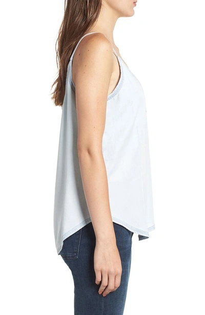 Shop Dl 1961 Thompson Street Chambray Top In Bleach