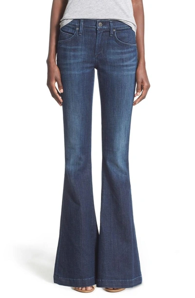 Shop Agolde Madison Flare Jeans In Voyage