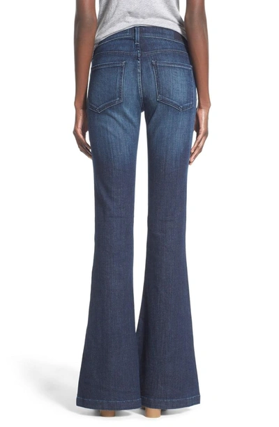 Shop Agolde Madison Flare Jeans In Voyage