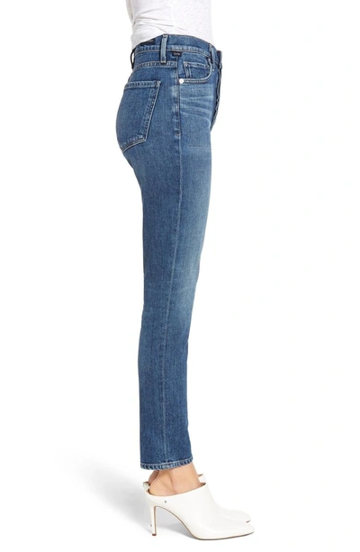 Shop Citizens Of Humanity Olivia High Waist Ankle Slim Jeans In Solo