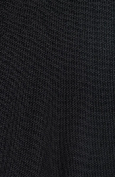 Shop Eileen Fisher Reversible Organic Cotton Cardigan In Black/ Soft White
