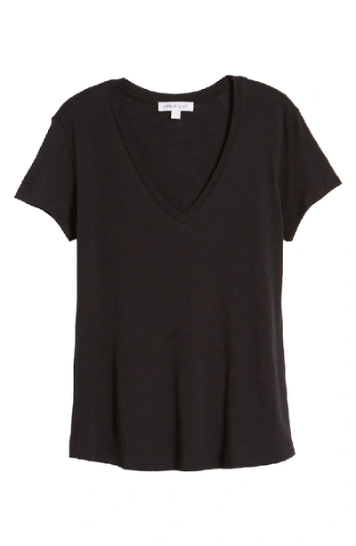 Shop Amour Vert Joline V-neck Tee In Black