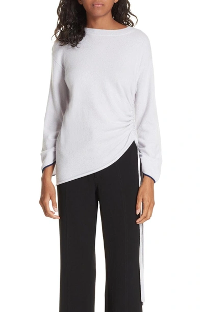 Shop Brochu Walker Jacona Cashmere Sweater In Mist