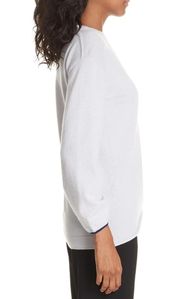 Shop Brochu Walker Jacona Cashmere Sweater In Mist