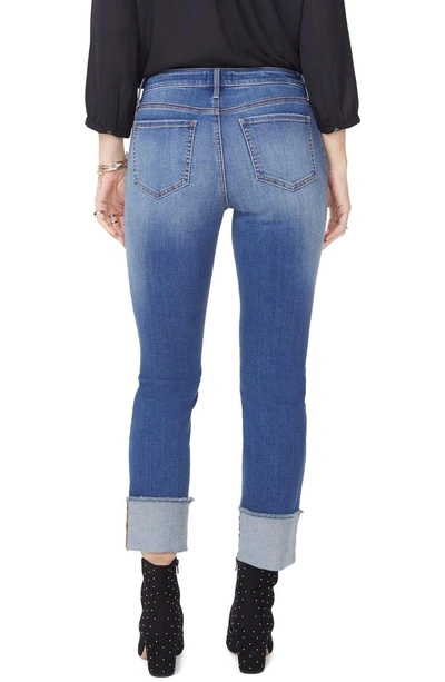 Shop Nydj Sheri Wide Release Hem Ankle Slim Jeans In Lockwood