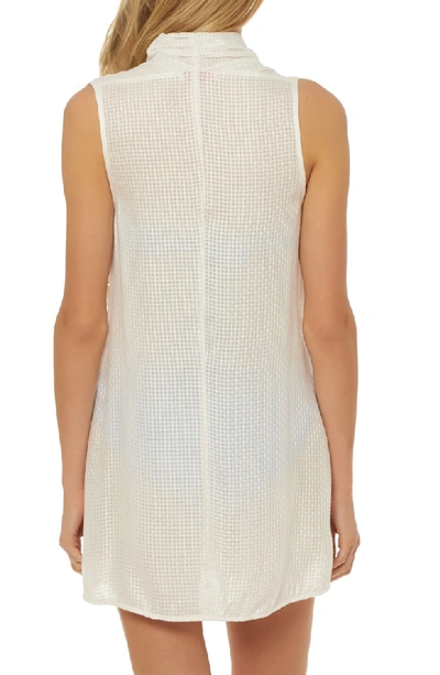 Shop Red Carter Wrap Cover-up Dress In White