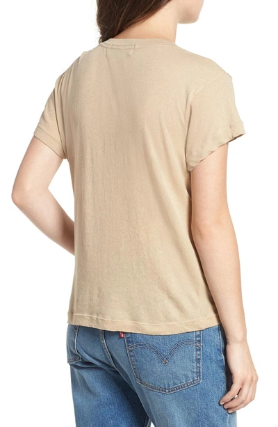 Shop Wildfox Cowgirl Tee In Pigment Maderas Tan