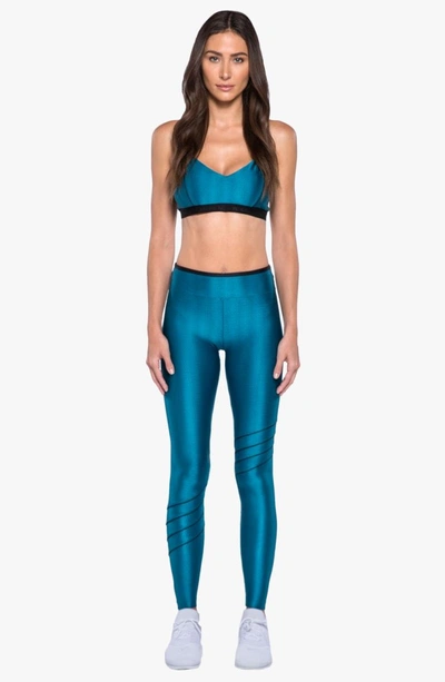 Shop Koral Cable Sports Bra In Calypso