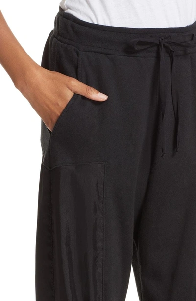 Shop Clu Side Tie Jogger Pants In Black