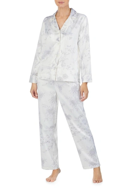 Shop Lauren Ralph Lauren Pajamas In White Print