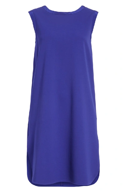Shop Max Mara Renza Crepe Dress In Violet