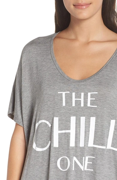 Shop Show Me Your Mumu Benji Sleep Tee In Grey - Chill One