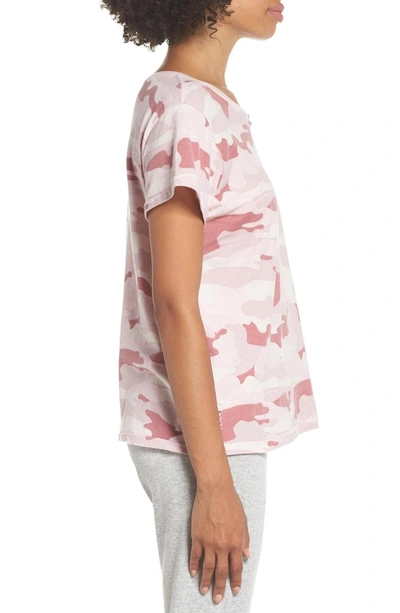 Shop Ragdoll Distressed Camo Tee In Pink Camo