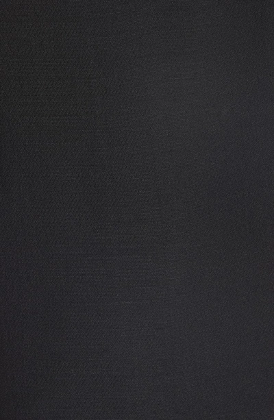 Shop Valentino Scallop Detail Dress In Black
