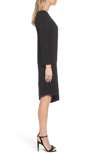 Shop Nic + Zoe Studded Asymmetrical Dress In Black Onyx