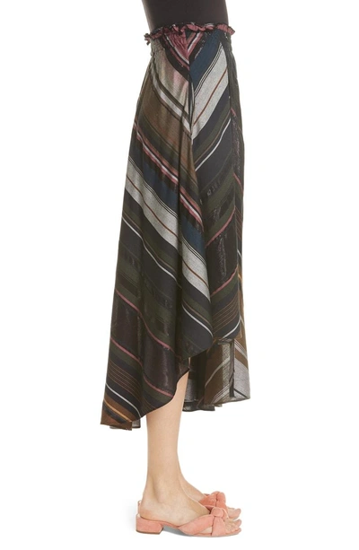 Shop Apiece Apart Turkanna Stripe Midi Skirt In Multi Stripe