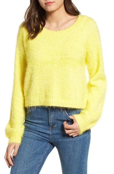 Shop Somedays Lovin Clover Fields Chenille Sweater In Marigold