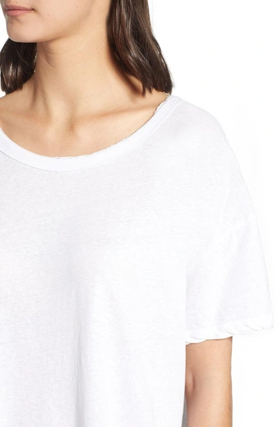 Shop James Perse Boxy Tee In White