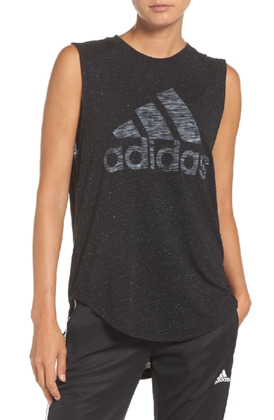 Shop Adidas Originals Winners Muscle Tank In Black